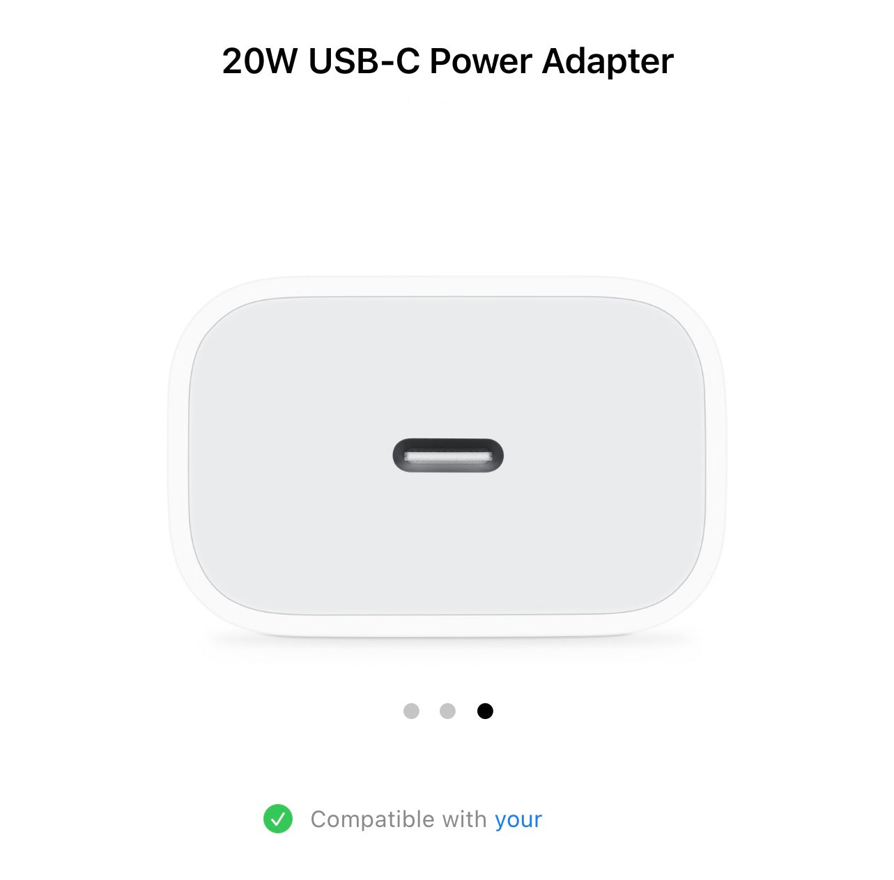 20W USB-C Power Adapter